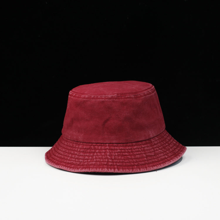 Casual wide brim denim hat 