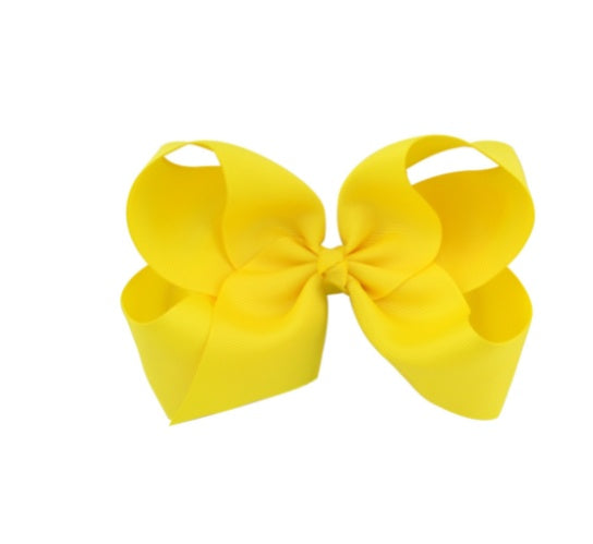 Fashionable Kids Bow Hairpin - Polyester Ribbon Design