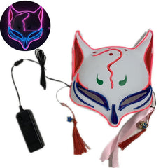 Fox LED Headgear Glowing Face Mask