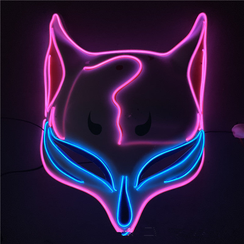 Fox LED Headgear Glowing Face Mask