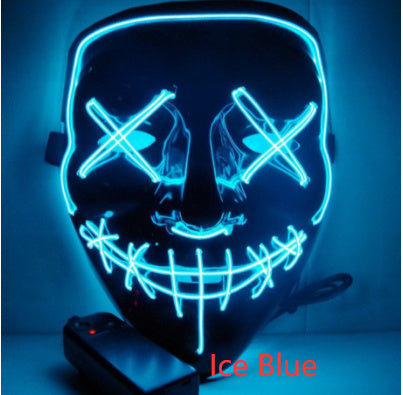 Halloween Horror Glowing Mask V Shape