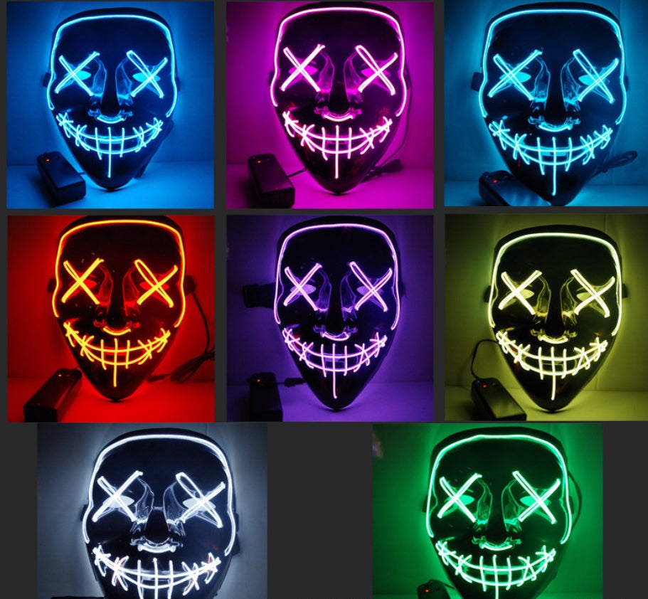 Horror Halloween Glowing Mask