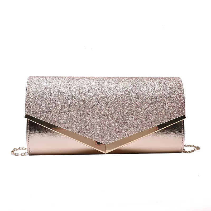 Stitching Dinner Sequin Crossbody Evening Gift Bag