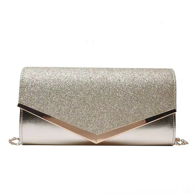 Stitching Dinner Sequin Crossbody Evening Gift Bag