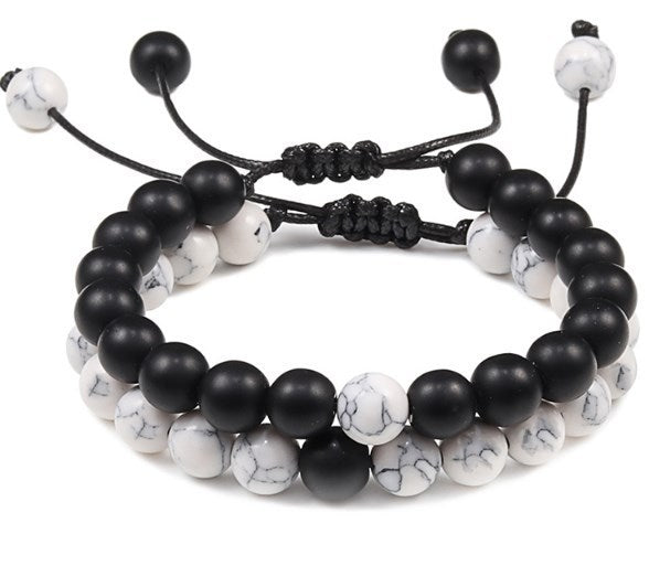 Star-shaped bead bracelet with anti-fatigue properties