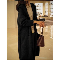 Winter Sweater Long Cardigan Women Long Sleev