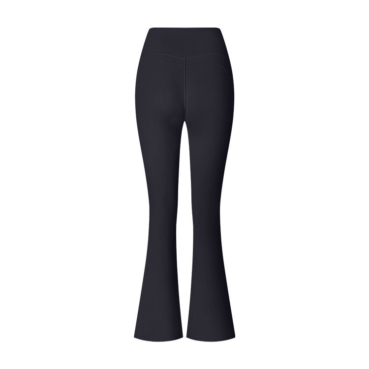 Women's Yoga High Waist Slim Trousers Pants black