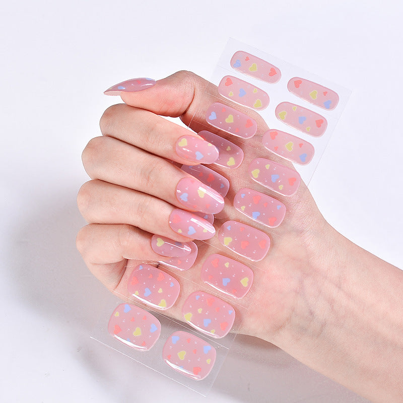 Women's Fashion Simple Wear Nail Patch Gel