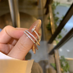 Spiral Nail Ring Female Special-interest Design