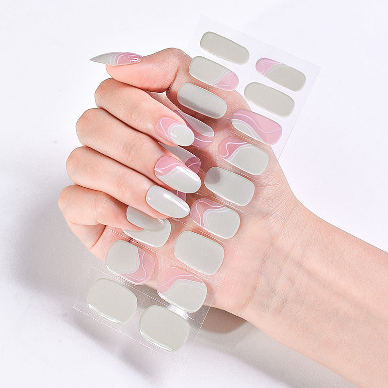 Women's Fashion Simple Wear Nail Patch Gel