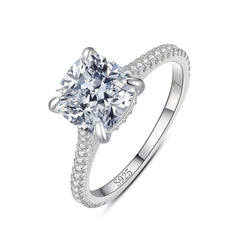 Sterling Silver Ring Women Fashion Luxury