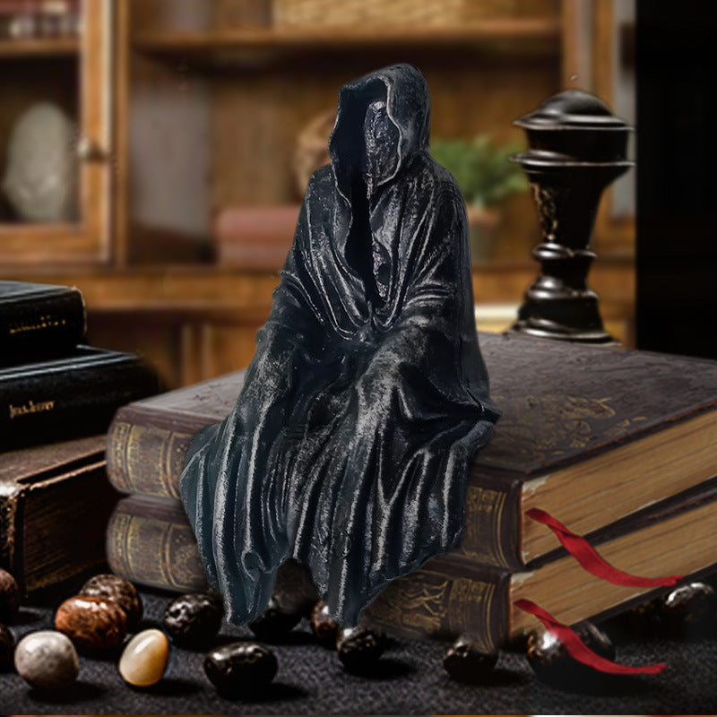 Black Robe Gothic Desktop Decoration