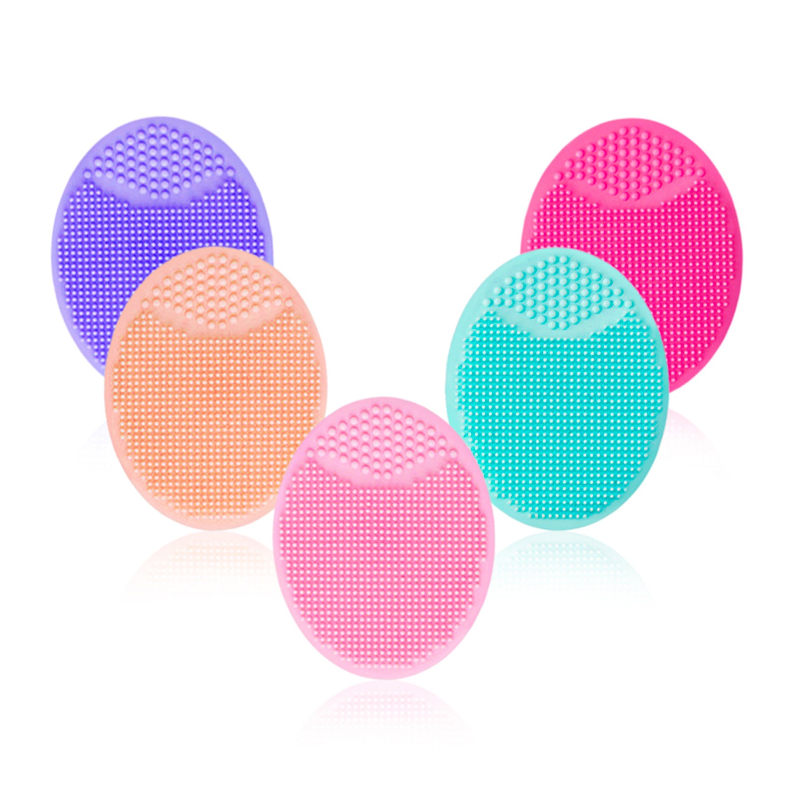 Silicone Oval Facial Brush Cleansing Tool