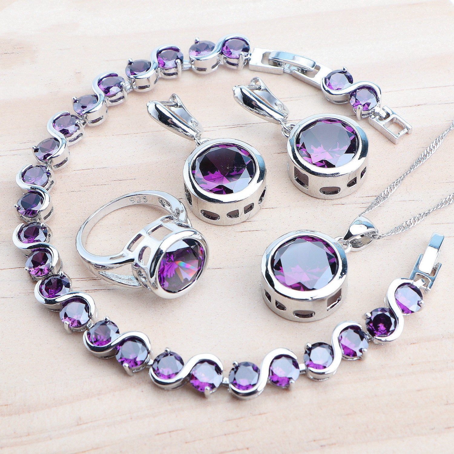 Sterling Silver Women's Jewelry Set