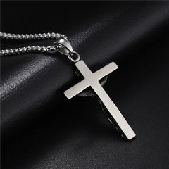 Fashion Jewelry Cross New Cool Titanium Steel Necklace