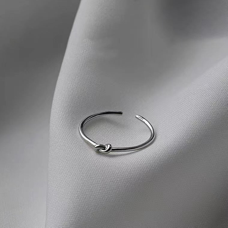 Sterling Silver Little Complex Women's Fashion Ring