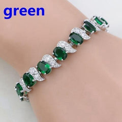 Meniscus Color Jewelry Zircon Seven Color Bracelet