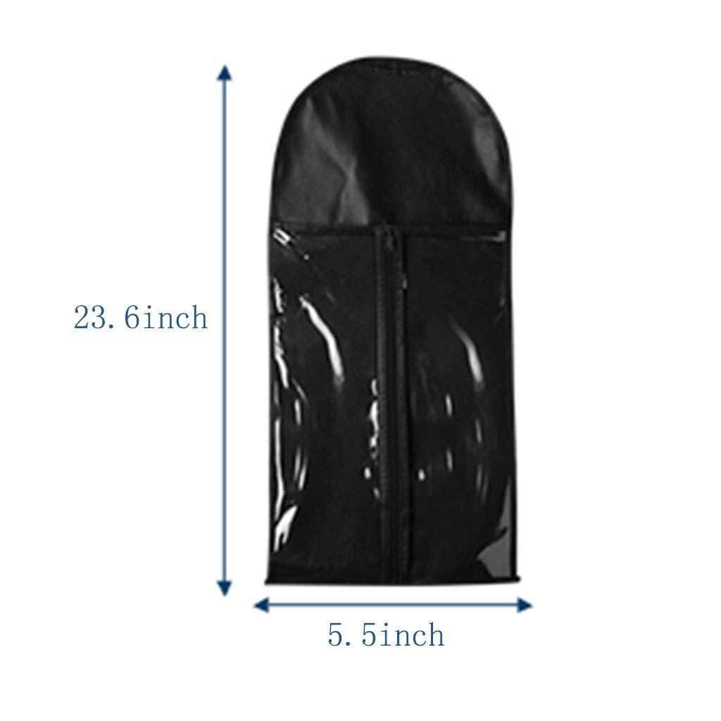 Silk Screen Non-woven Wigs Bags PVC Wig Supplies Packaging Dustproof Bag