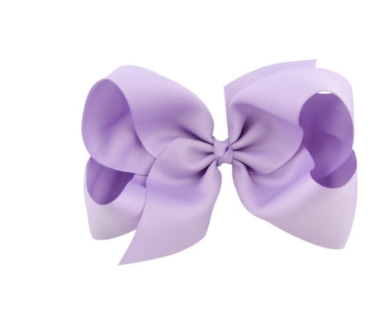 6 Inch Bow Hairpin for Children - 30 Colors, European Style