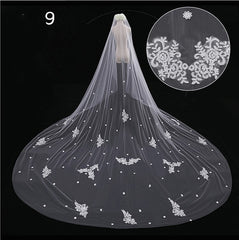 Bridal Wedding Dress Long Tail Luxury Super Fairy Wedding Veil