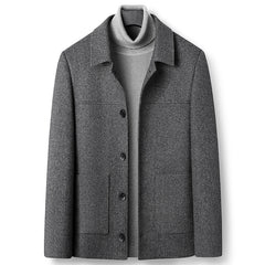 Wool Jacket Men's Woolen Coat