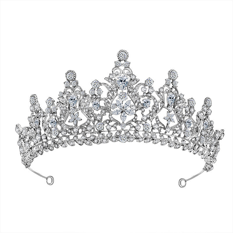 Bridal Crown With Diamond Hair Band