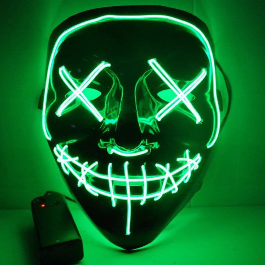 Halloween Horror Glowing Mask V Shape