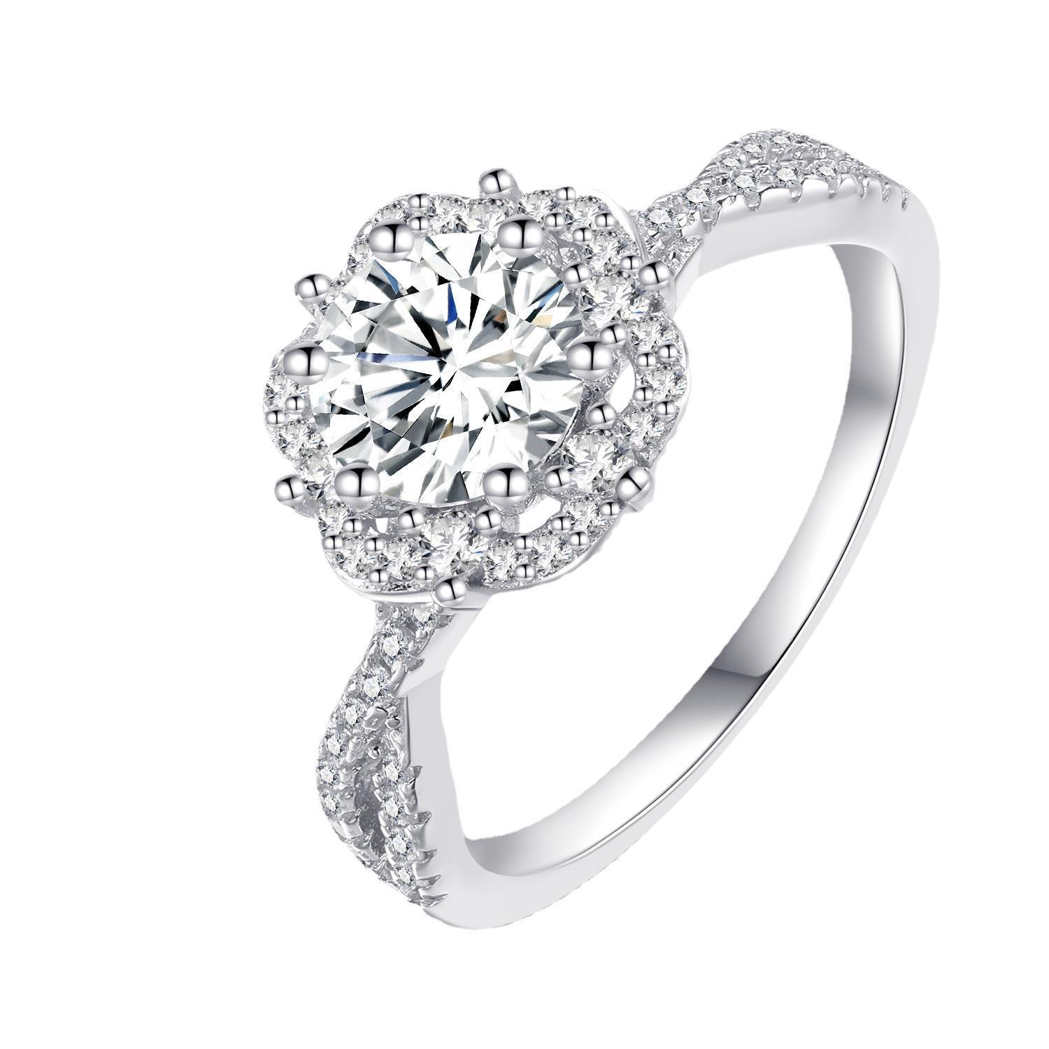 Women's Fashion Diamond Ring All-matching