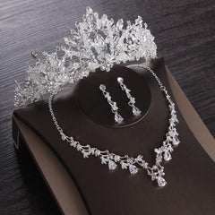 Bridal Tiara White Wedding Dress Birthday