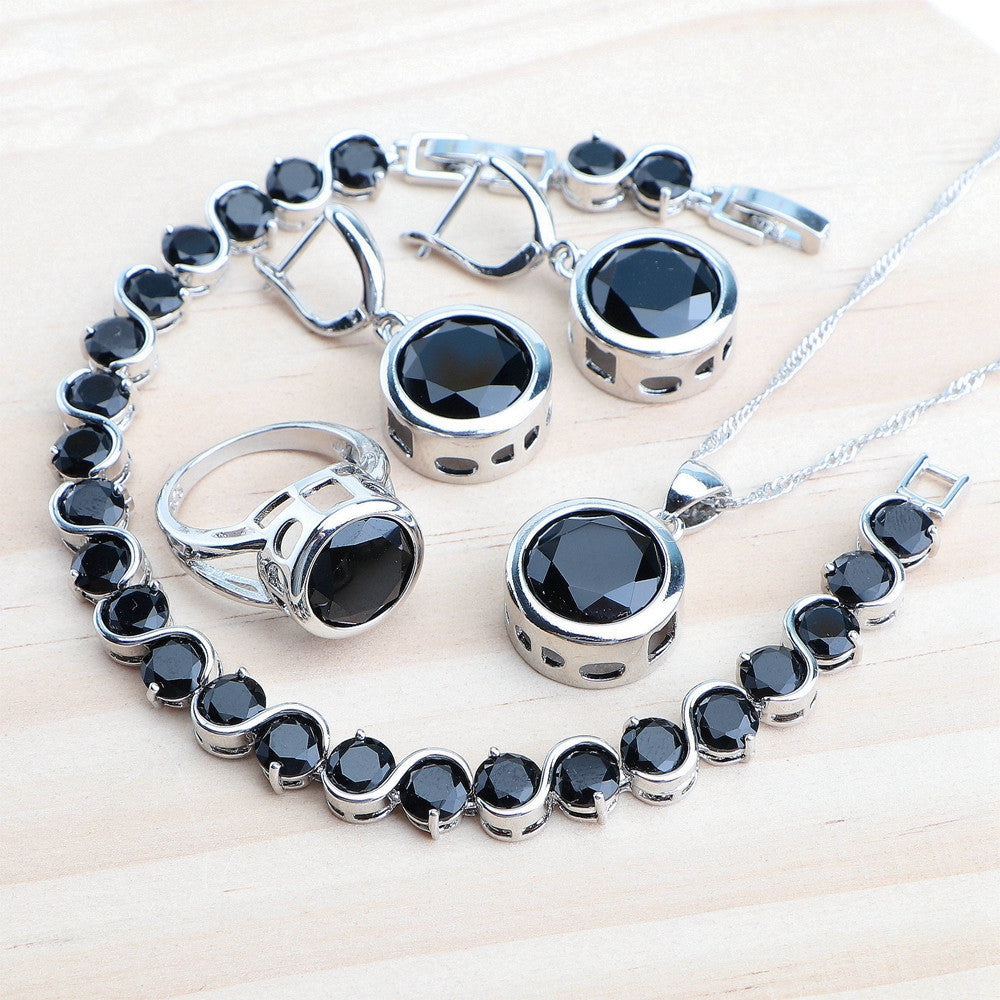 Sterling Silver Women's Jewelry Set