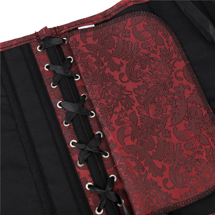 Dark Red Corset Bustier