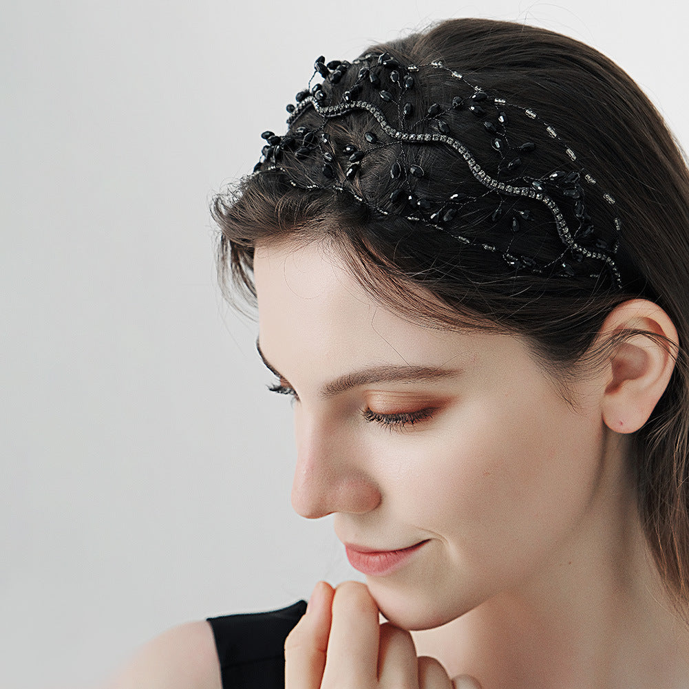 Handmade Crystal Beaded Bridal Tiara