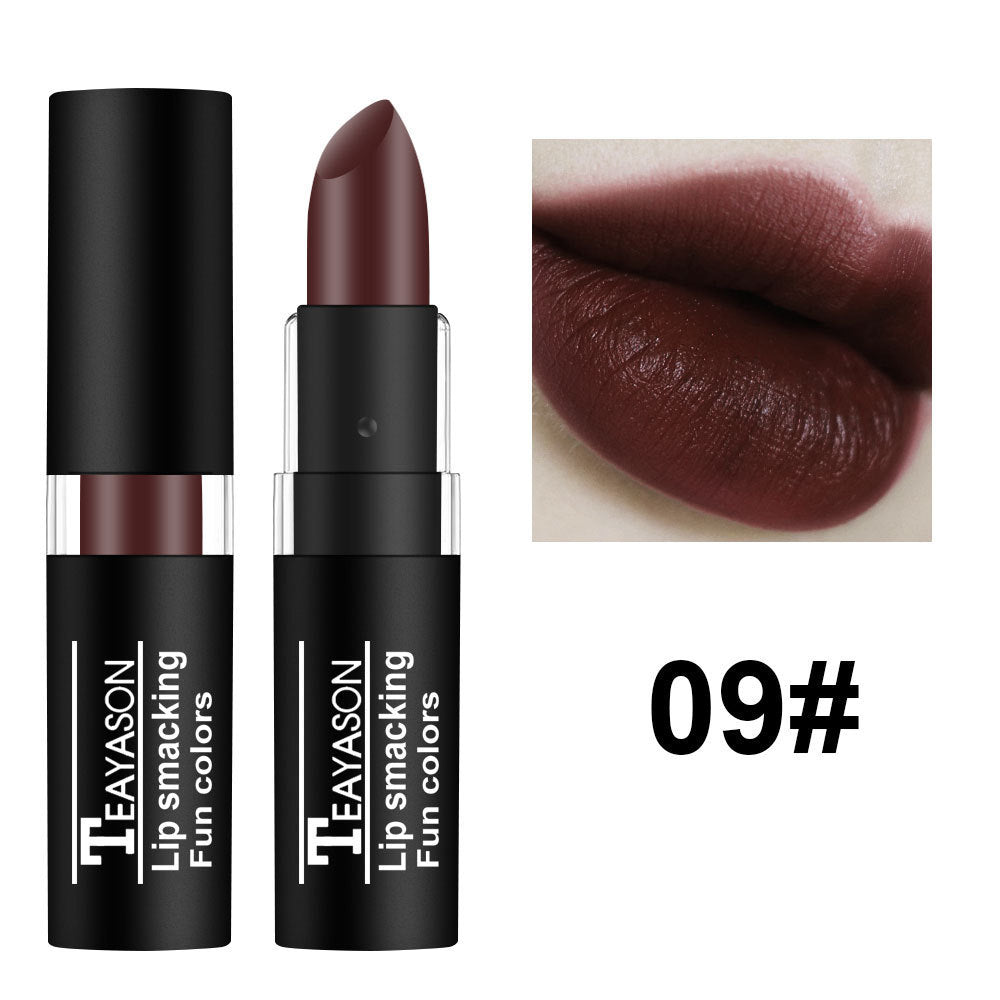 Olive green lipstick for unique makeup