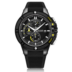 Fashion Leisure Sports Outdoor Calendar Chronograph Watch Men's Quartz Watch