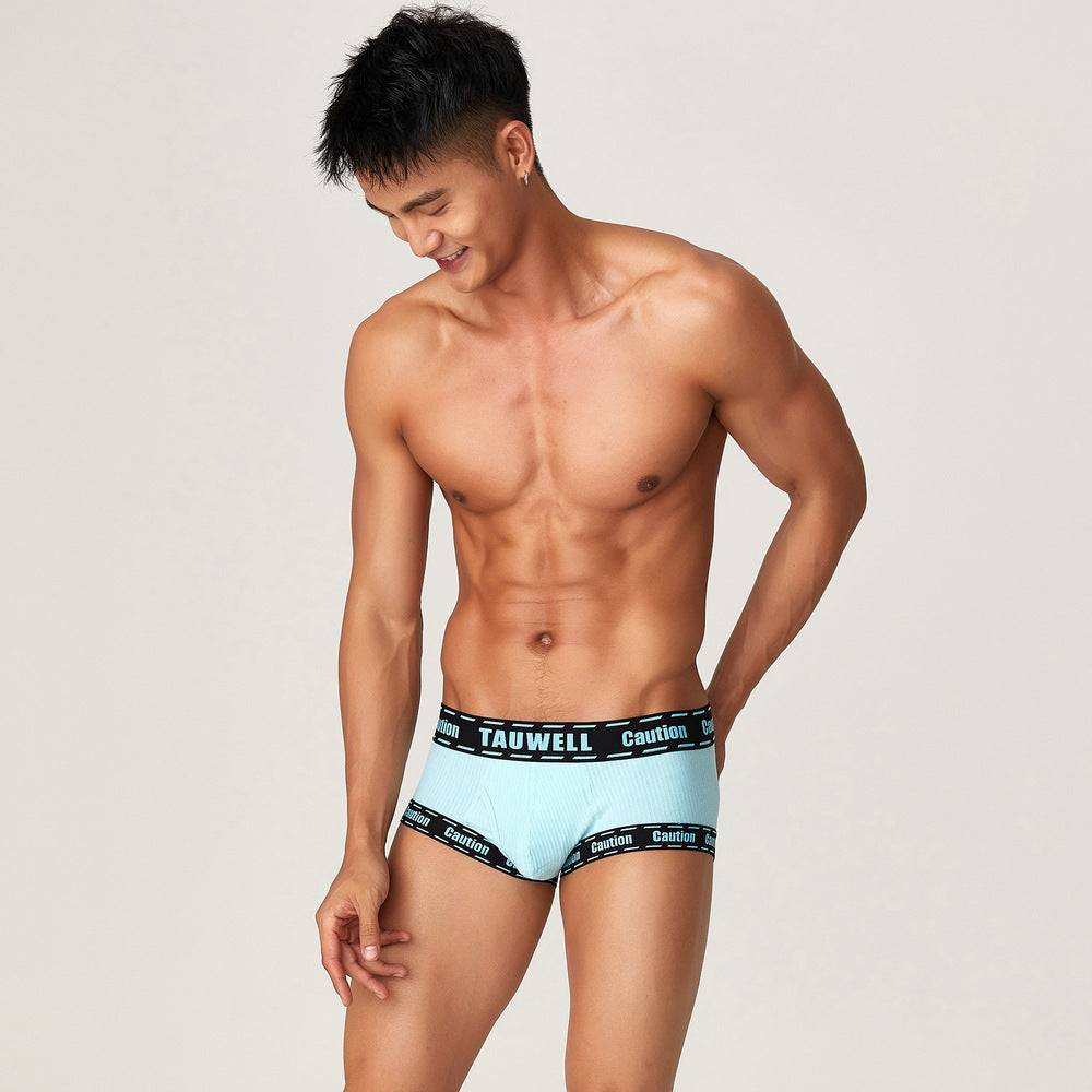 Fashion Men's Solid Color Breathable Underwear