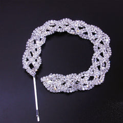 Women's Fashion Personality Braided Rhinestone Hair Clip