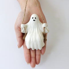 Halloween To Swing Ghost Pendant Ornament Props