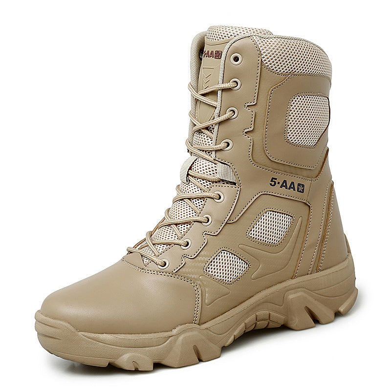 High-top outdoor hiking shoes