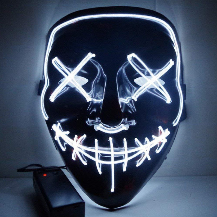 Halloween Horror Glowing Mask V Shape