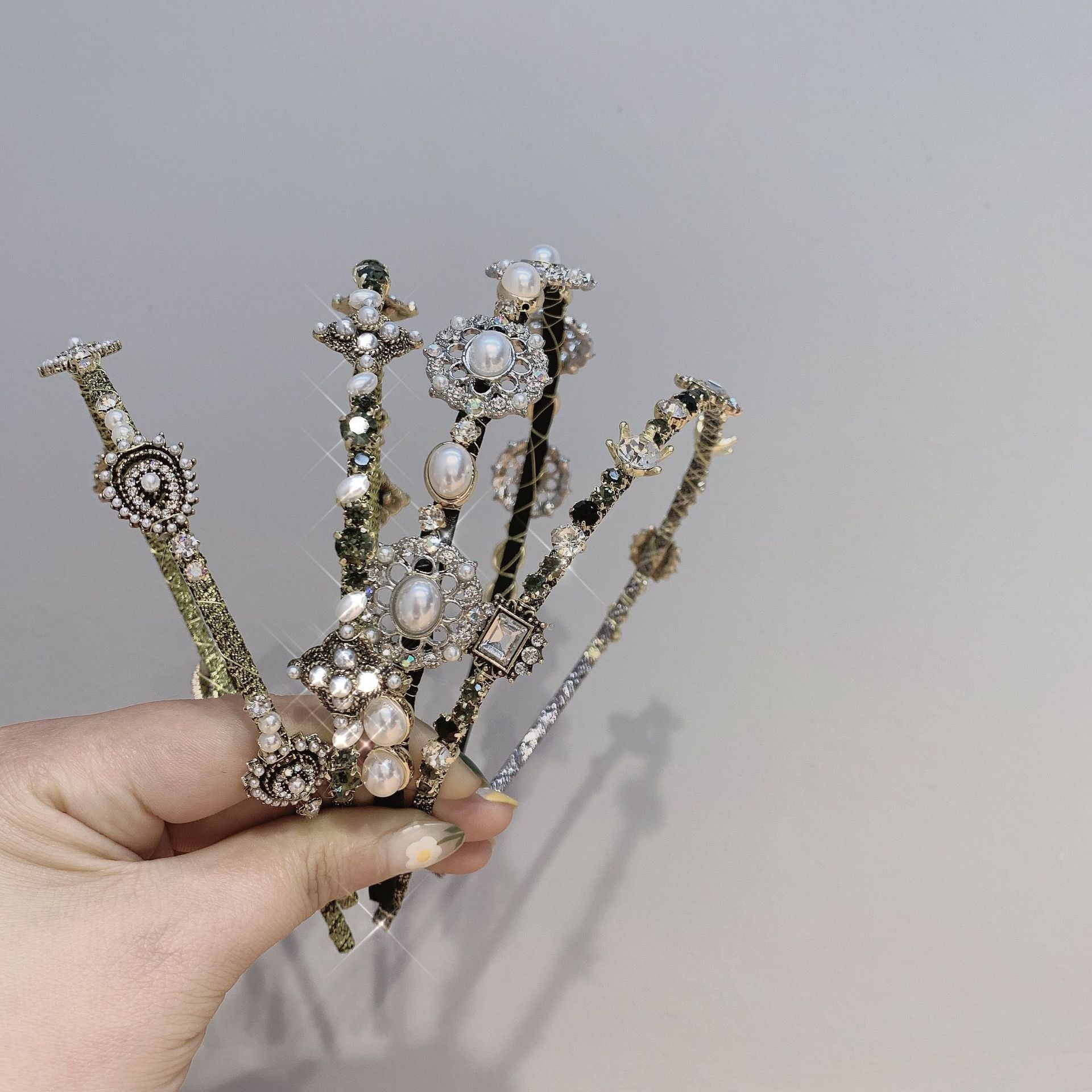 Vintage Full Diamond Crystal Sweet Hair Band