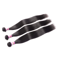 Wig Real Human Hair Extension Straight Bundle 50g