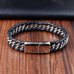 BraceletPersonalized Fashion Bracelet Titanium Steel Geometry