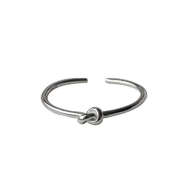 Sterling Silver Little Complex Women's Fashion Ring