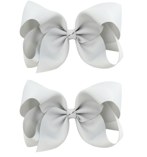 6 Inch Bow Hairpin for Children - 30 Colors, European Style