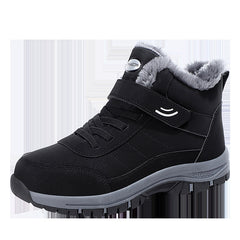 New Shoes For The Old Autumn And Winter High-top With Velvet Thick Cotton Shoes Non-slip Sneakers Mother Snow Boots