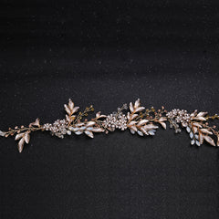 Gold Leaf Handmade Hair Band