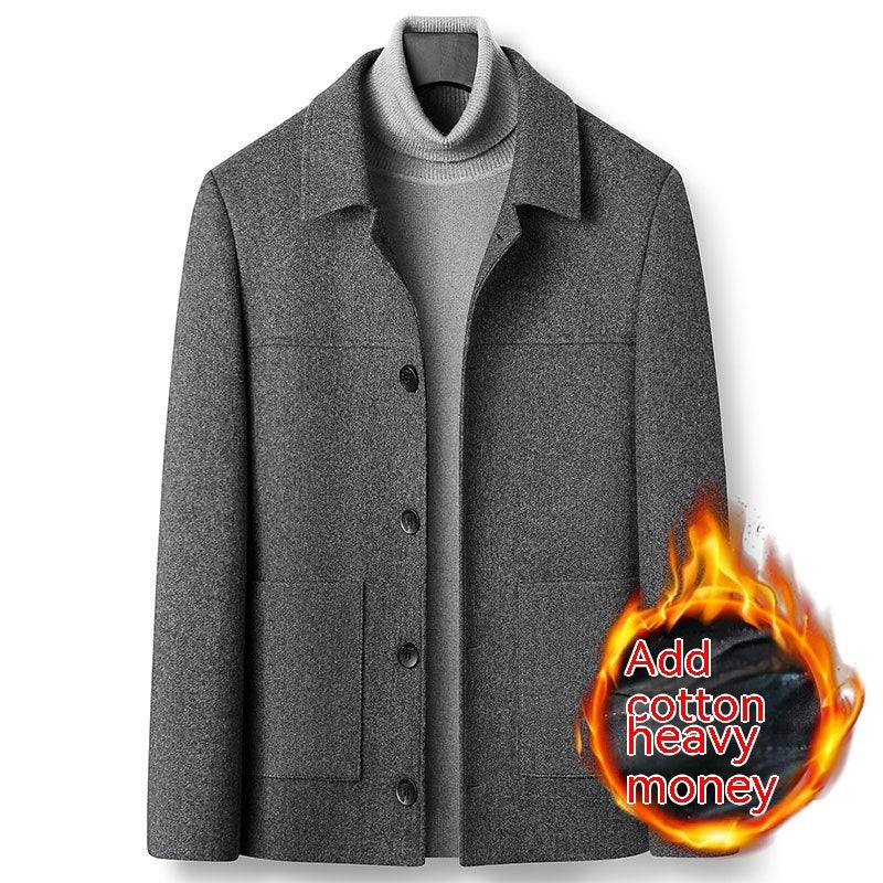 Wool Jacket Men's Woolen Coat