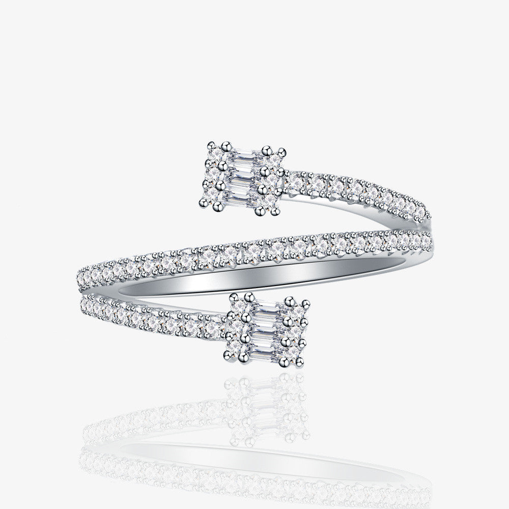 Simple Three-layer Line Ring For Women