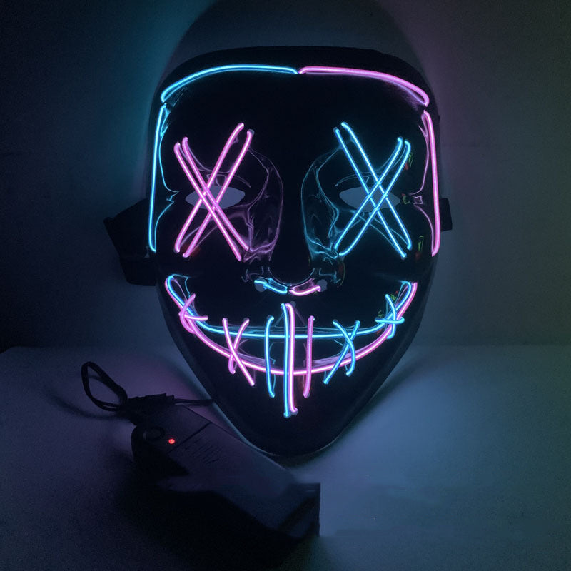 Halloween Horror Glowing Mask V Shape