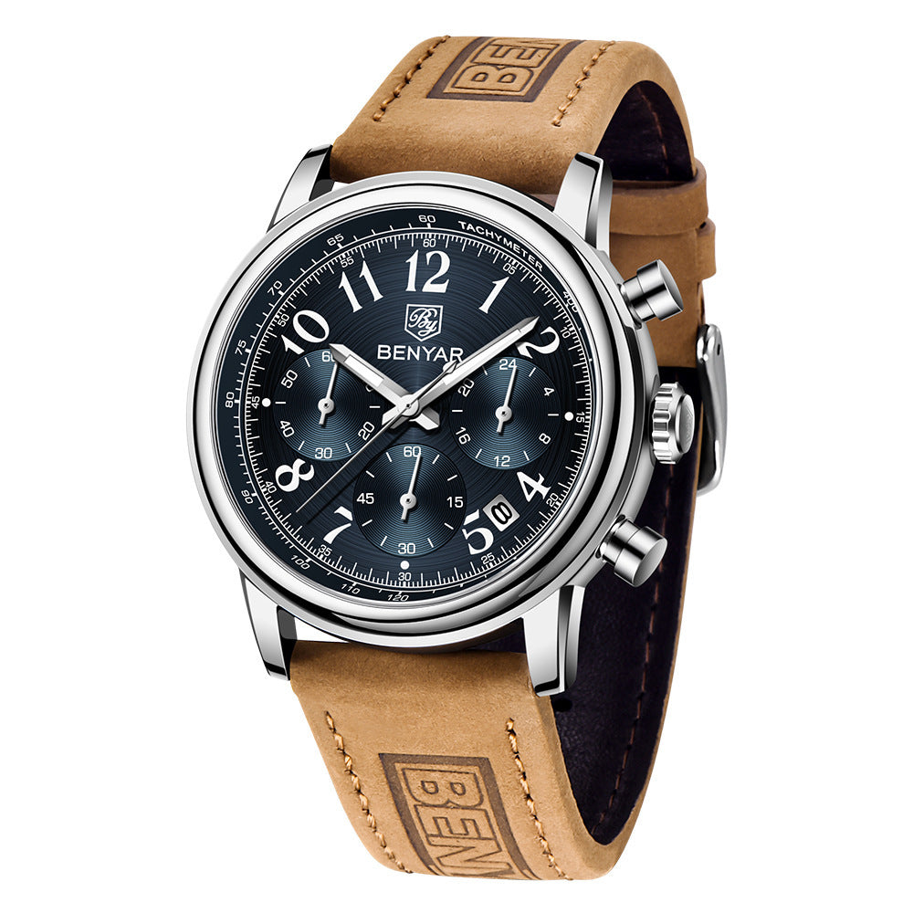 Fashion Multi-function Chronograph Sports Men's Watch